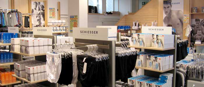 Schiesser Waesche Store Korbach, Herrenwaesche